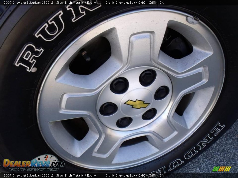 2007 Chevrolet Suburban 1500 LS Silver Birch Metallic / Ebony Photo #9