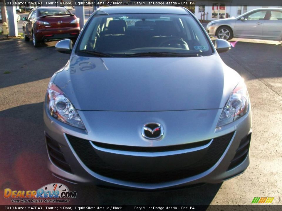 2010 Mazda MAZDA3 i Touring 4 Door Liquid Silver Metallic / Black Photo #9