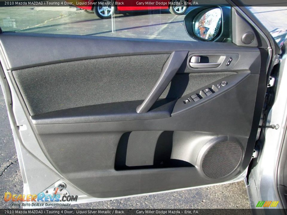 2010 Mazda MAZDA3 i Touring 4 Door Liquid Silver Metallic / Black Photo #11