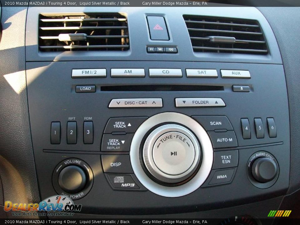 2010 Mazda MAZDA3 i Touring 4 Door Liquid Silver Metallic / Black Photo #14
