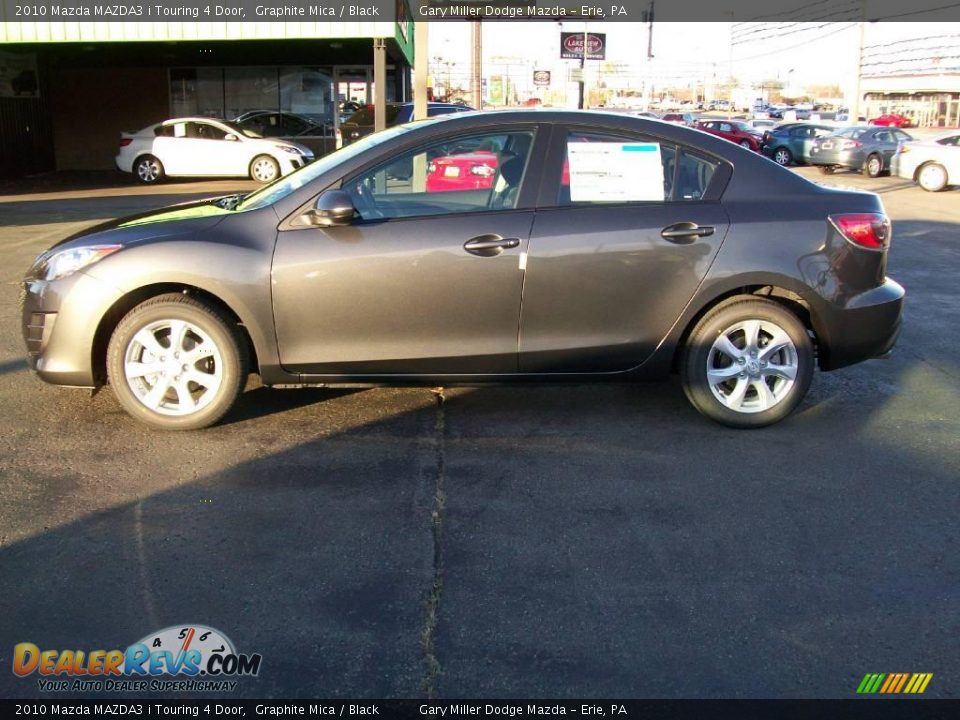 2010 Mazda MAZDA3 i Touring 4 Door Graphite Mica / Black Photo #2