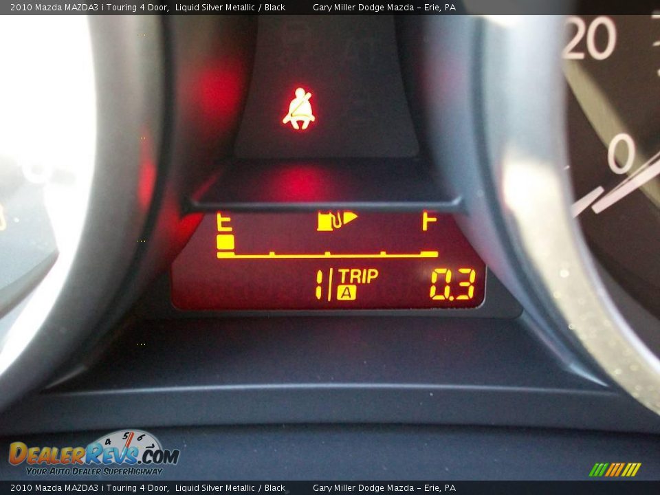 2010 Mazda MAZDA3 i Touring 4 Door Liquid Silver Metallic / Black Photo #15
