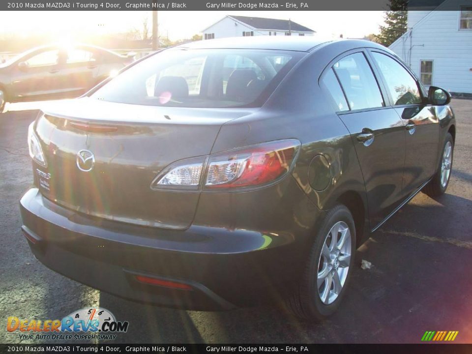 2010 Mazda MAZDA3 i Touring 4 Door Graphite Mica / Black Photo #6