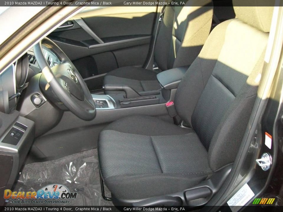 2010 Mazda MAZDA3 i Touring 4 Door Graphite Mica / Black Photo #12