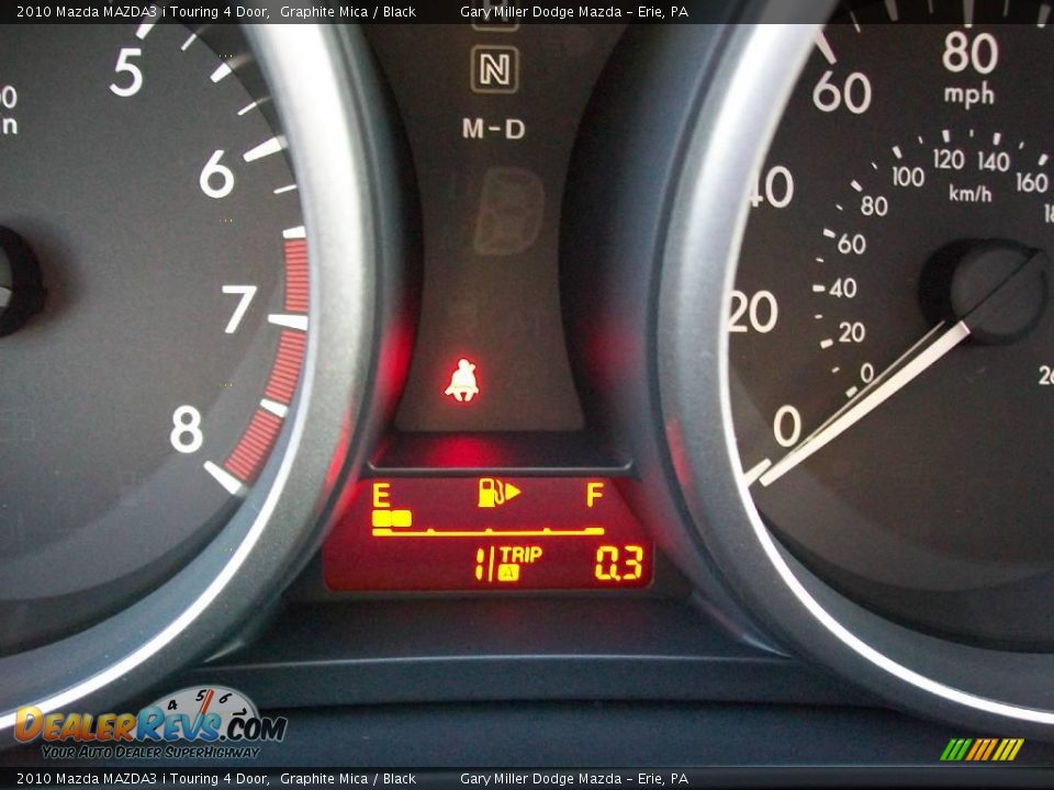 2010 Mazda MAZDA3 i Touring 4 Door Graphite Mica / Black Photo #15