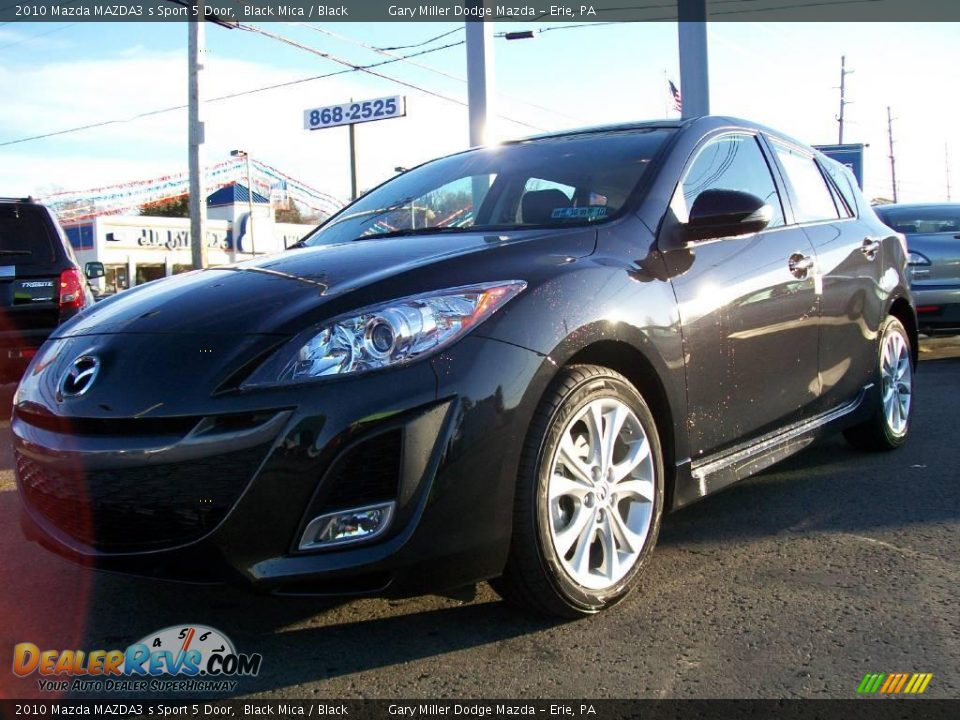 2010 Mazda MAZDA3 s Sport 5 Door Black Mica / Black Photo #1