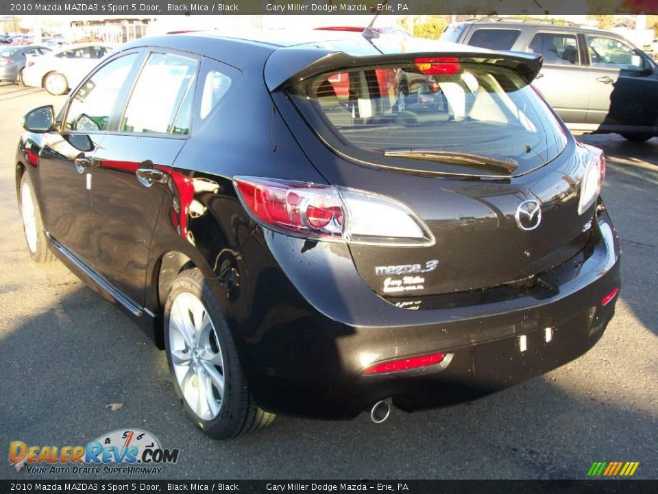 2010 Mazda MAZDA3 s Sport 5 Door Black Mica / Black Photo #3
