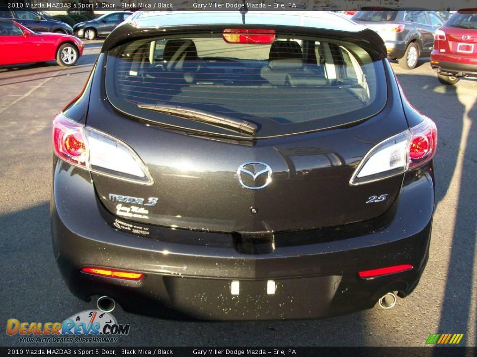 2010 Mazda MAZDA3 s Sport 5 Door Black Mica / Black Photo #4