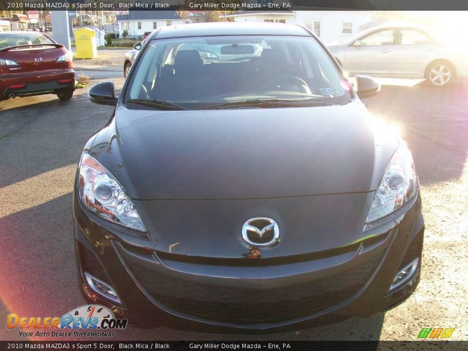 2010 Mazda MAZDA3 s Sport 5 Door Black Mica / Black Photo #8