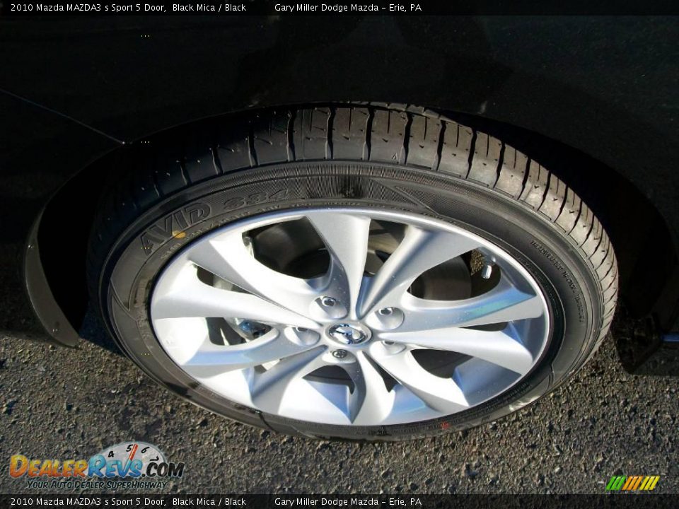 2010 Mazda MAZDA3 s Sport 5 Door Black Mica / Black Photo #9