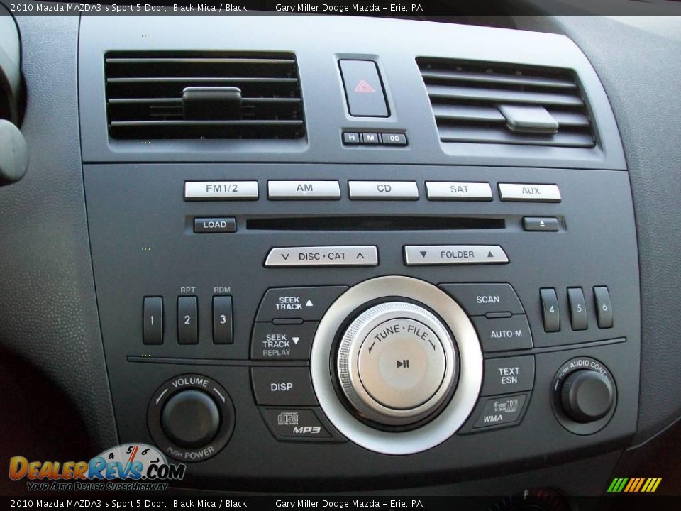 2010 Mazda MAZDA3 s Sport 5 Door Black Mica / Black Photo #14