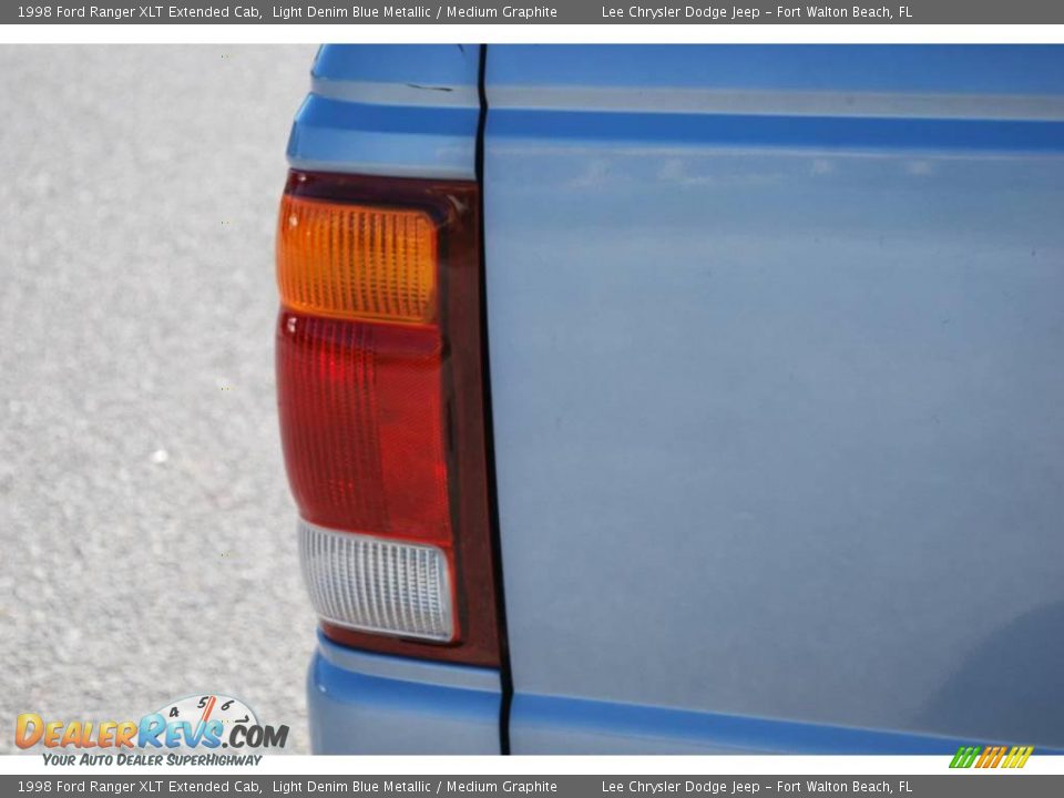 1998 Ford Ranger XLT Extended Cab Light Denim Blue Metallic / Medium Graphite Photo #10