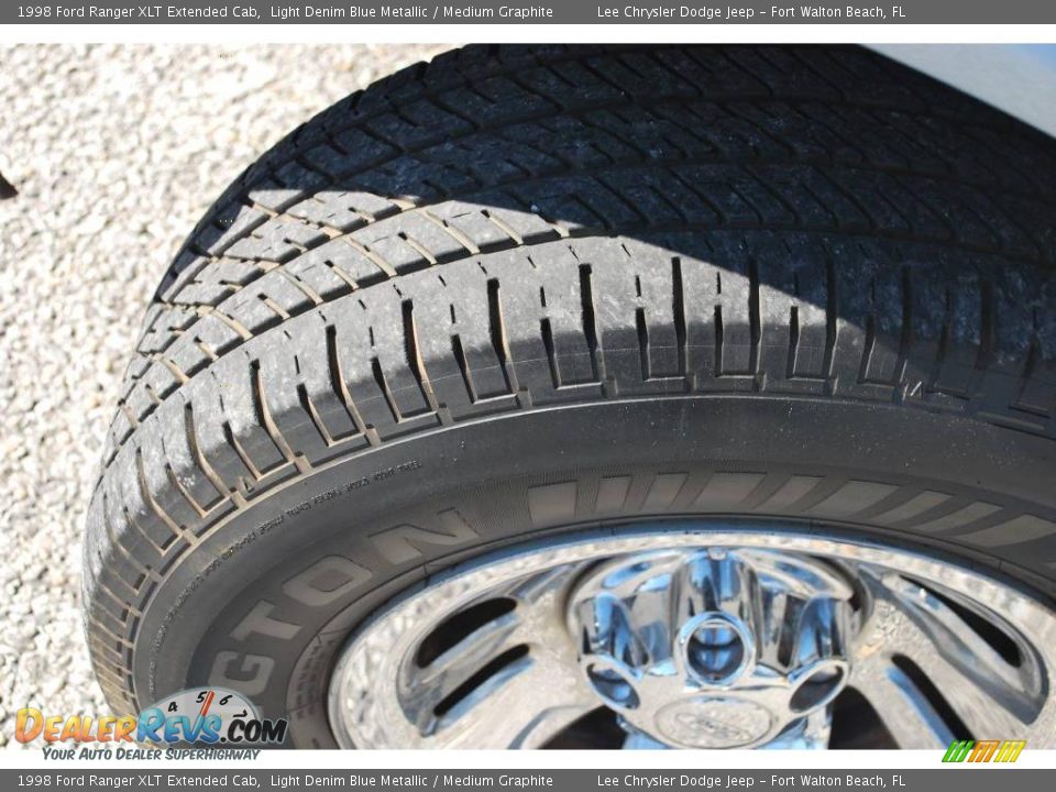 1998 Ford Ranger XLT Extended Cab Light Denim Blue Metallic / Medium Graphite Photo #12