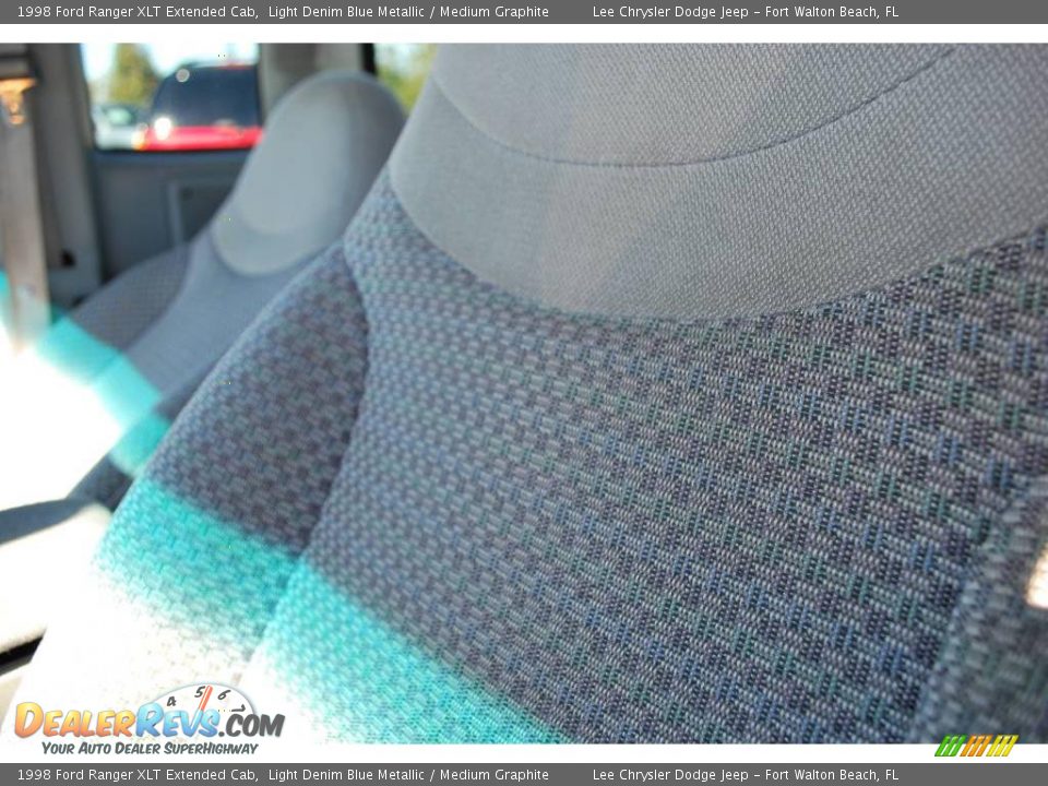 1998 Ford Ranger XLT Extended Cab Light Denim Blue Metallic / Medium Graphite Photo #15