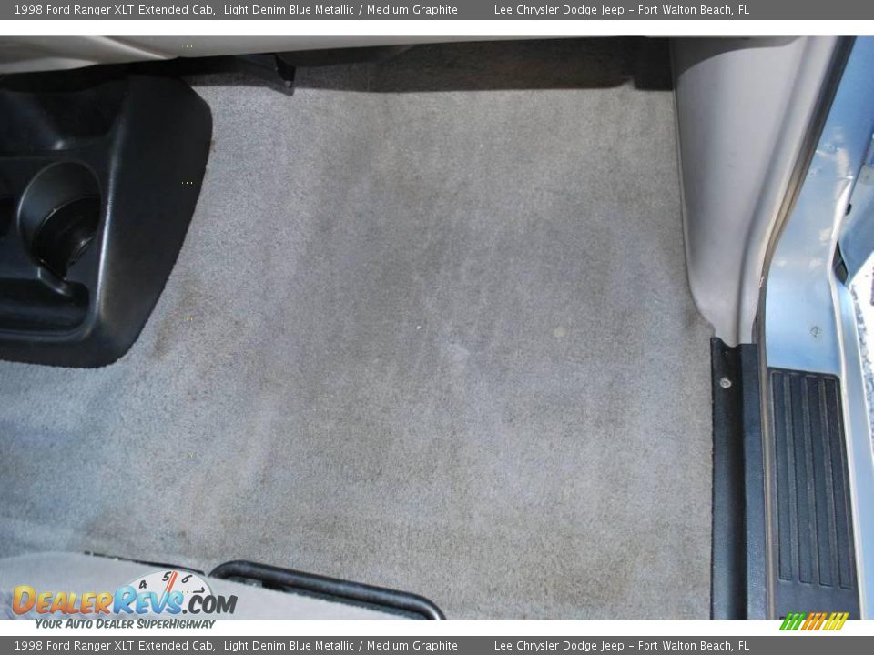 1998 Ford Ranger XLT Extended Cab Light Denim Blue Metallic / Medium Graphite Photo #22