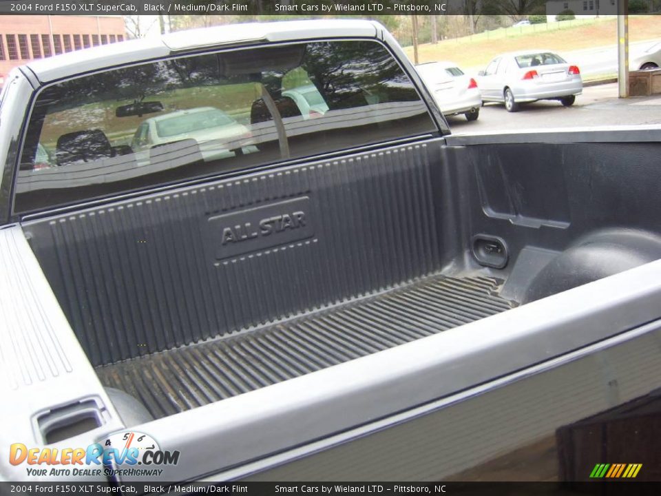 2004 Ford F150 XLT SuperCab Black / Medium/Dark Flint Photo #10