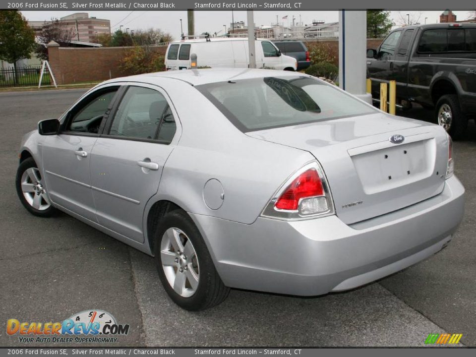 2006 Ford Fusion SE Silver Frost Metallic / Charcoal Black Photo #8