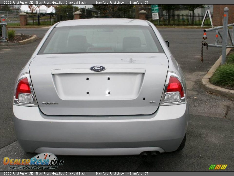 2006 Ford Fusion SE Silver Frost Metallic / Charcoal Black Photo #14