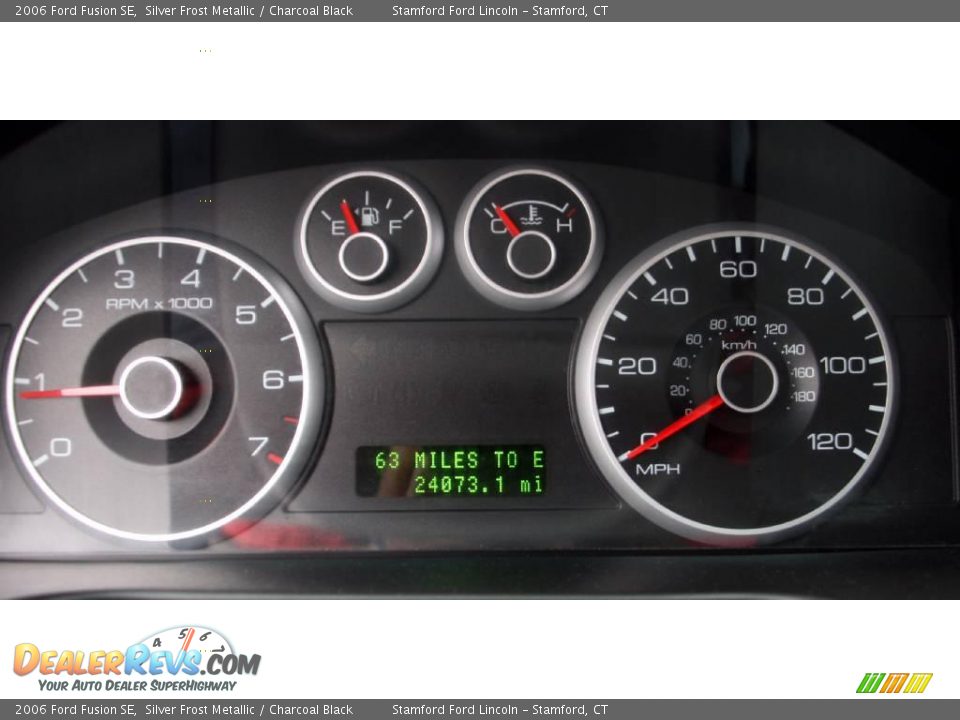2006 Ford Fusion SE Silver Frost Metallic / Charcoal Black Photo #17