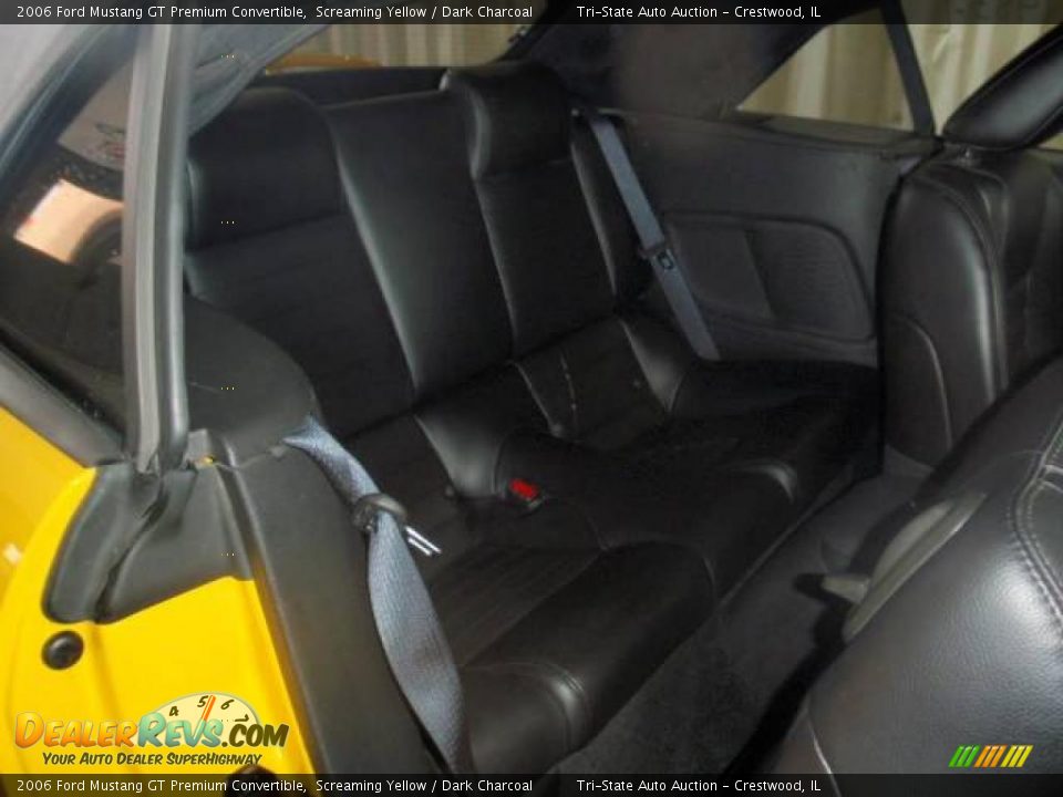 2006 Ford Mustang GT Premium Convertible Screaming Yellow / Dark Charcoal Photo #8