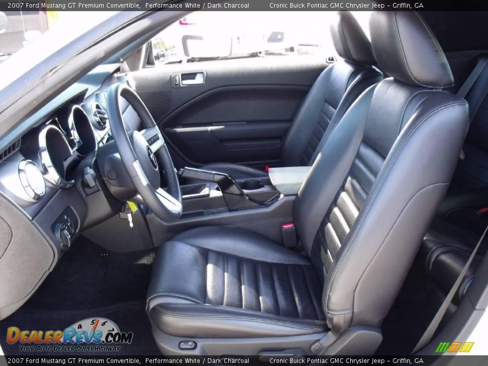 2007 Ford Mustang GT Premium Convertible Performance White / Dark Charcoal Photo #12