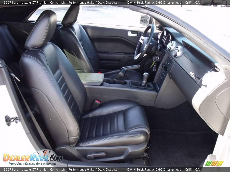 2007 Ford Mustang GT Premium Convertible Performance White / Dark Charcoal Photo #13