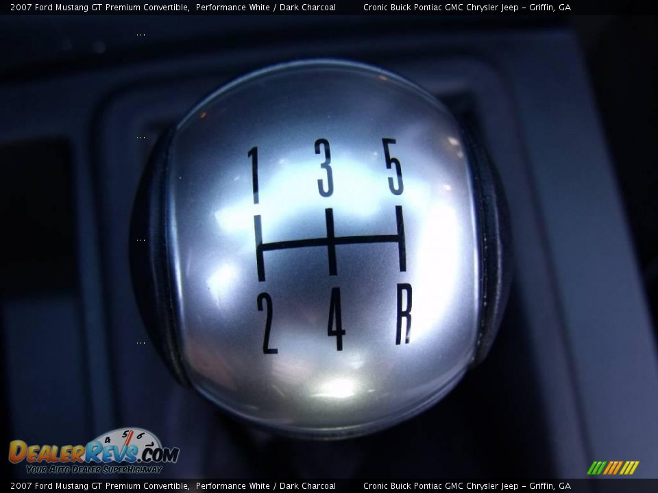 2007 Ford Mustang GT Premium Convertible Performance White / Dark Charcoal Photo #19