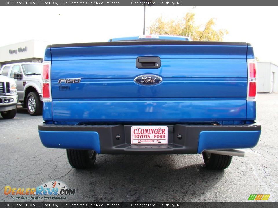 2010 Ford F150 STX SuperCab Blue Flame Metallic / Medium Stone Photo #4