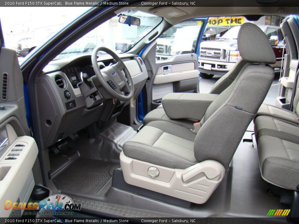 2010 Ford F150 STX SuperCab Blue Flame Metallic / Medium Stone Photo #8