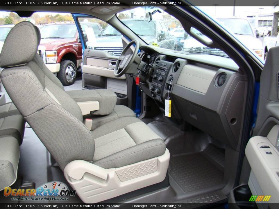 2010 Ford F150 STX SuperCab Blue Flame Metallic / Medium Stone Photo #11