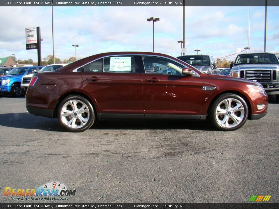 2010 Ford Taurus SHO AWD Cinnamon Red Metallic / Charcoal Black Photo #2