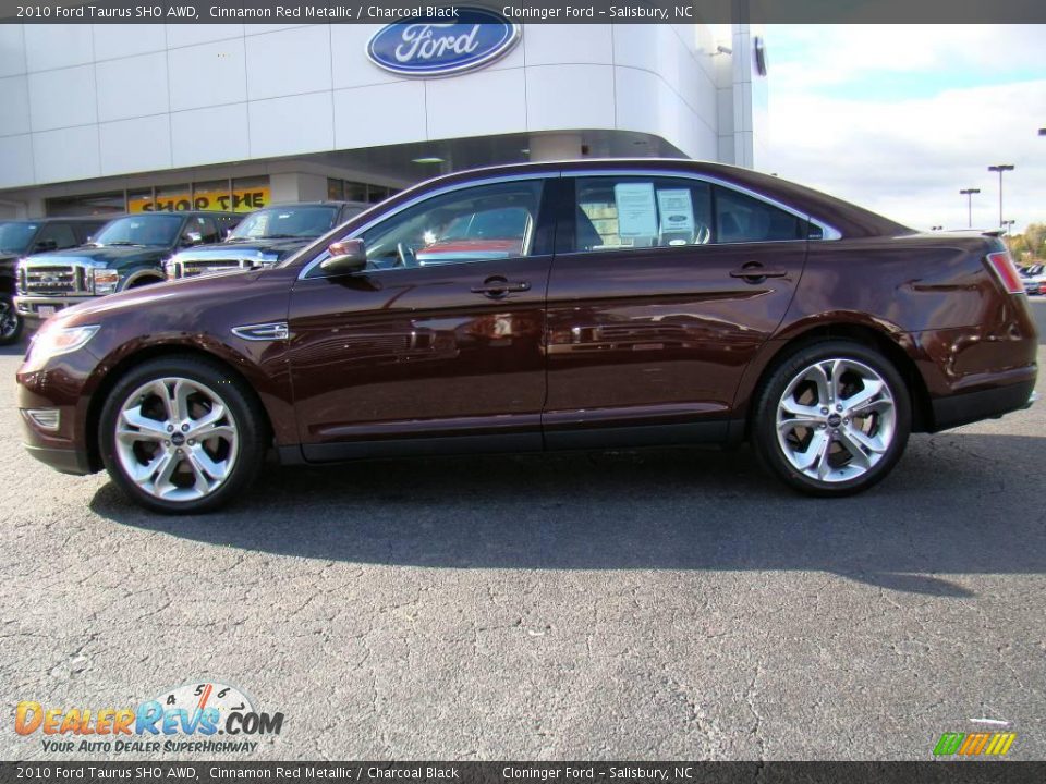 2010 Ford Taurus SHO AWD Cinnamon Red Metallic / Charcoal Black Photo #5