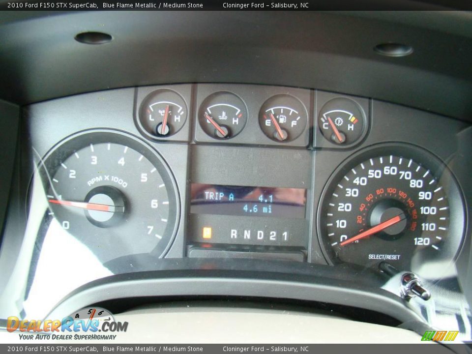 2010 Ford F150 STX SuperCab Blue Flame Metallic / Medium Stone Photo #19