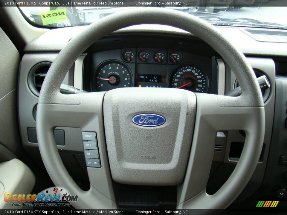 2010 Ford F150 STX SuperCab Blue Flame Metallic / Medium Stone Photo #20