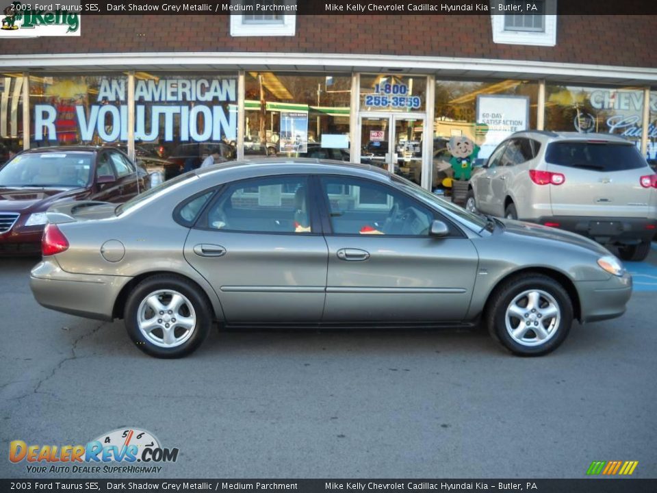 2003 Ford Taurus SES Dark Shadow Grey Metallic / Medium Parchment Photo #2