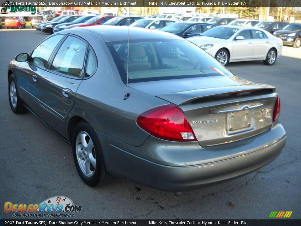 2003 Ford Taurus SES Dark Shadow Grey Metallic / Medium Parchment Photo #5