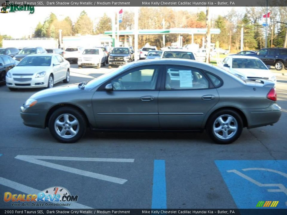 2003 Ford Taurus SES Dark Shadow Grey Metallic / Medium Parchment Photo #6