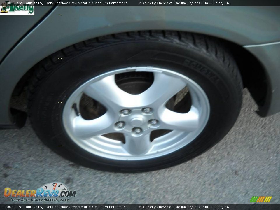 2003 Ford Taurus SES Dark Shadow Grey Metallic / Medium Parchment Photo #14