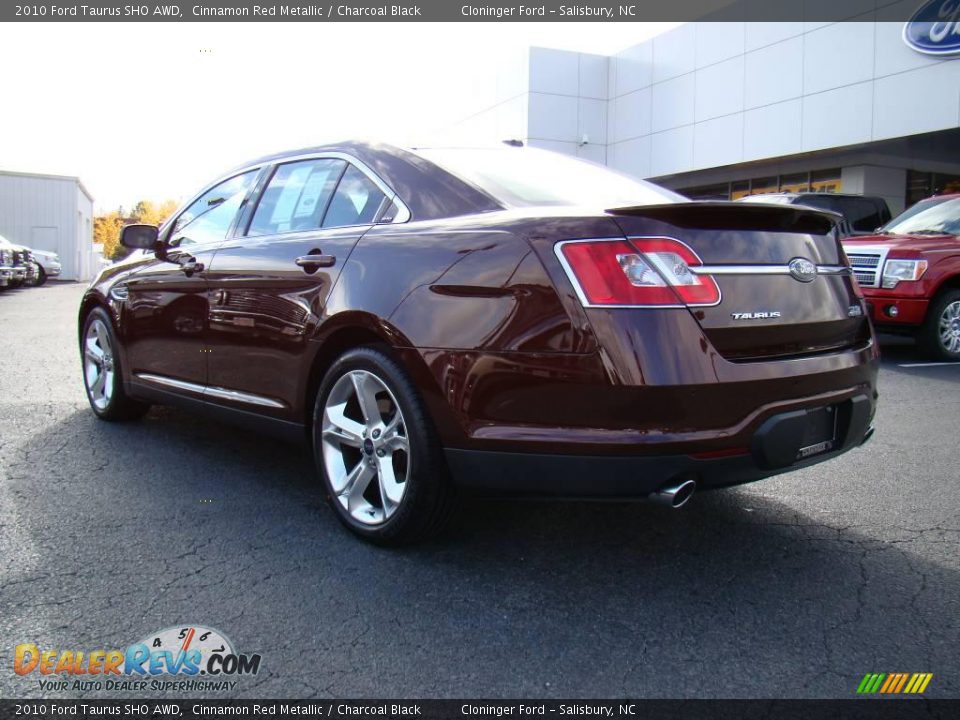 2010 Ford Taurus SHO AWD Cinnamon Red Metallic / Charcoal Black Photo #32