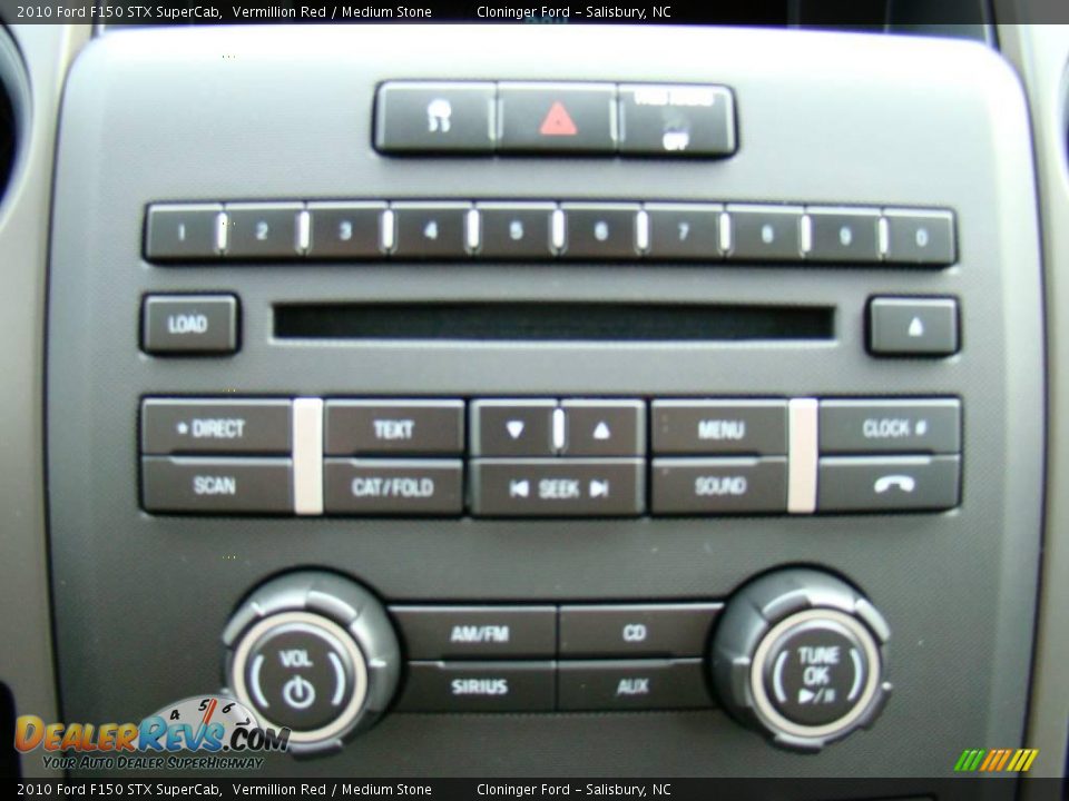 2010 Ford F150 STX SuperCab Vermillion Red / Medium Stone Photo #22