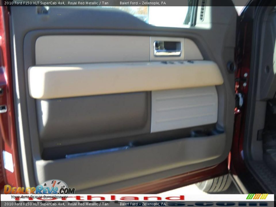 2010 Ford F150 XLT SuperCab 4x4 Royal Red Metallic / Tan Photo #9