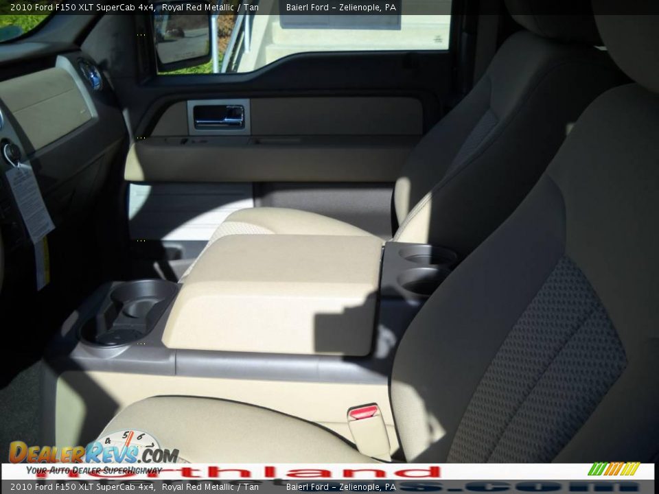 2010 Ford F150 XLT SuperCab 4x4 Royal Red Metallic / Tan Photo #11