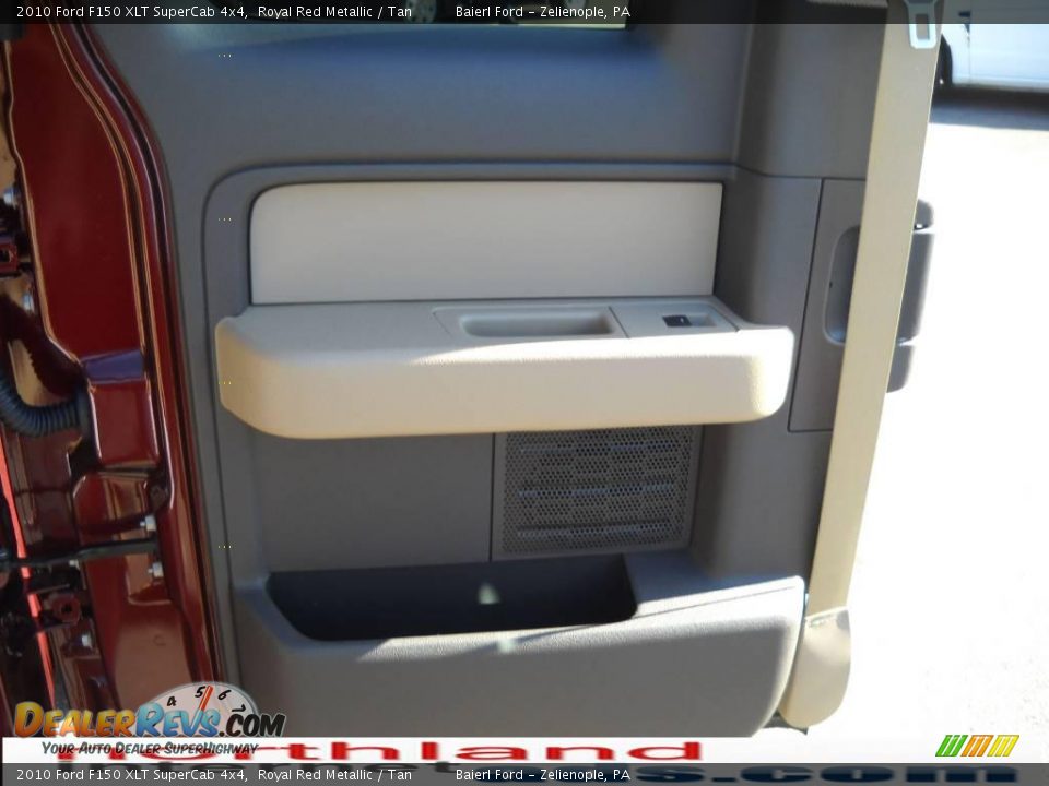 2010 Ford F150 XLT SuperCab 4x4 Royal Red Metallic / Tan Photo #13