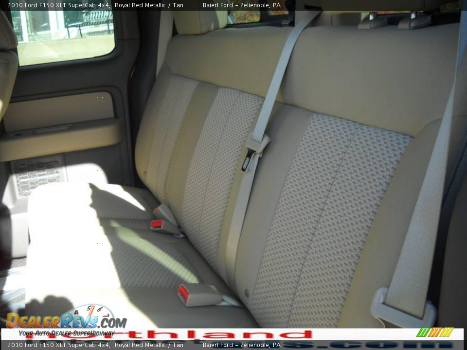 2010 Ford F150 XLT SuperCab 4x4 Royal Red Metallic / Tan Photo #15