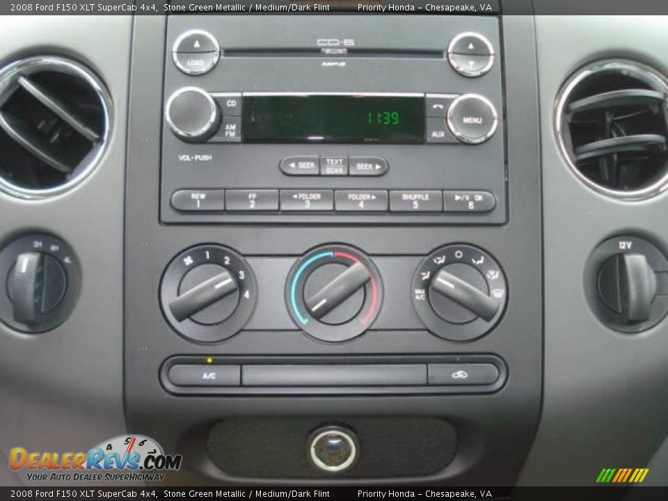 2008 Ford F150 XLT SuperCab 4x4 Stone Green Metallic / Medium/Dark Flint Photo #13