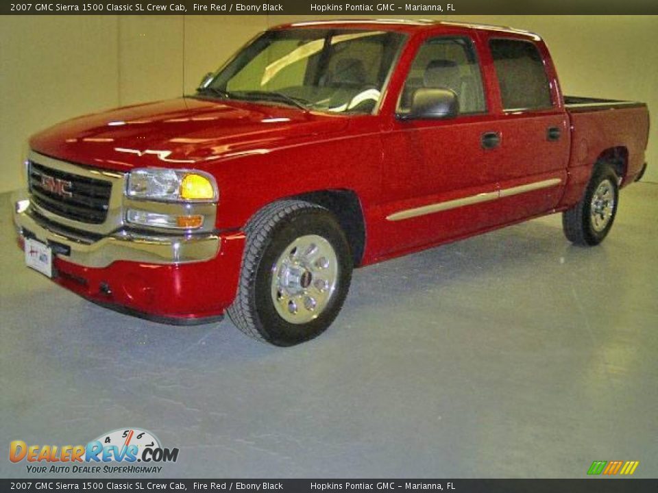 2007 GMC Sierra 1500 Classic SL Crew Cab Fire Red / Ebony Black Photo #1