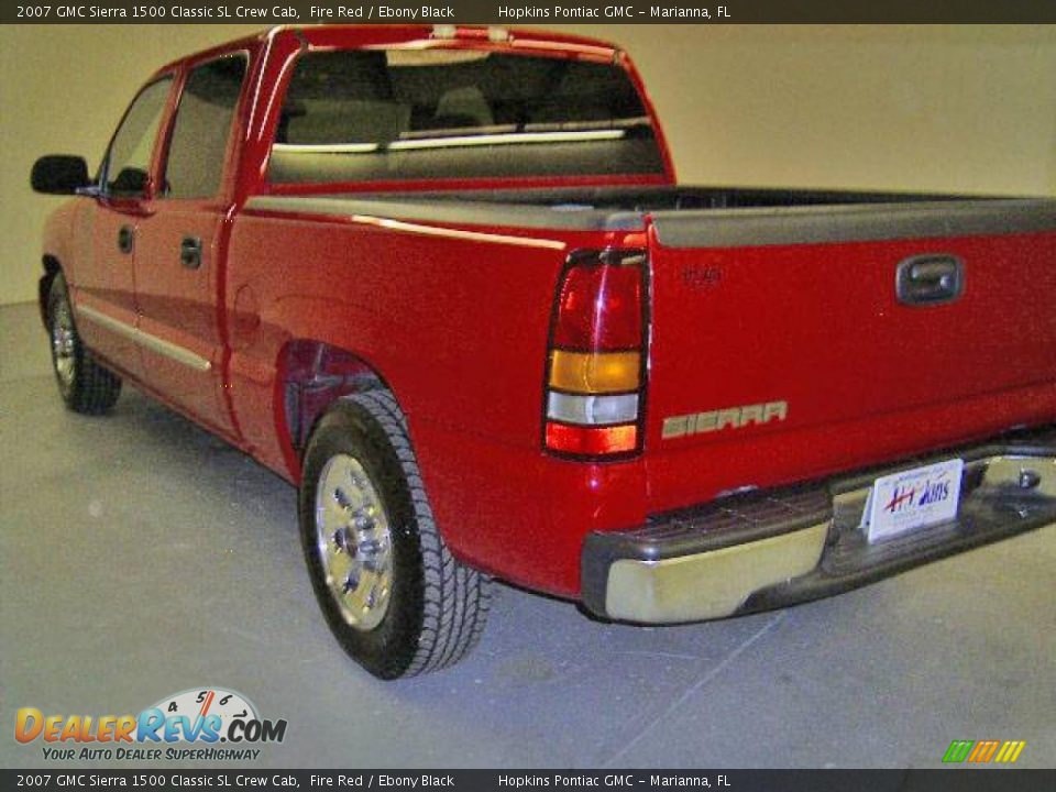 2007 GMC Sierra 1500 Classic SL Crew Cab Fire Red / Ebony Black Photo #3