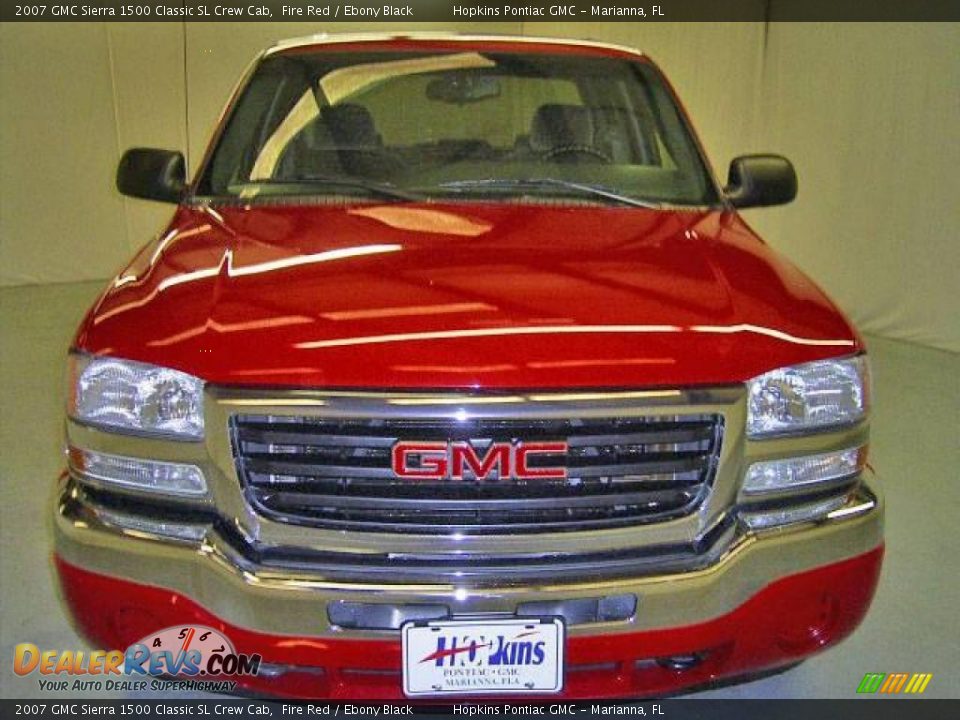 2007 GMC Sierra 1500 Classic SL Crew Cab Fire Red / Ebony Black Photo #5