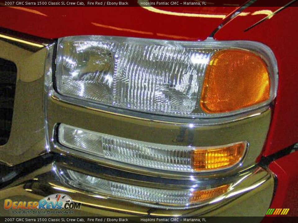 2007 GMC Sierra 1500 Classic SL Crew Cab Fire Red / Ebony Black Photo #15