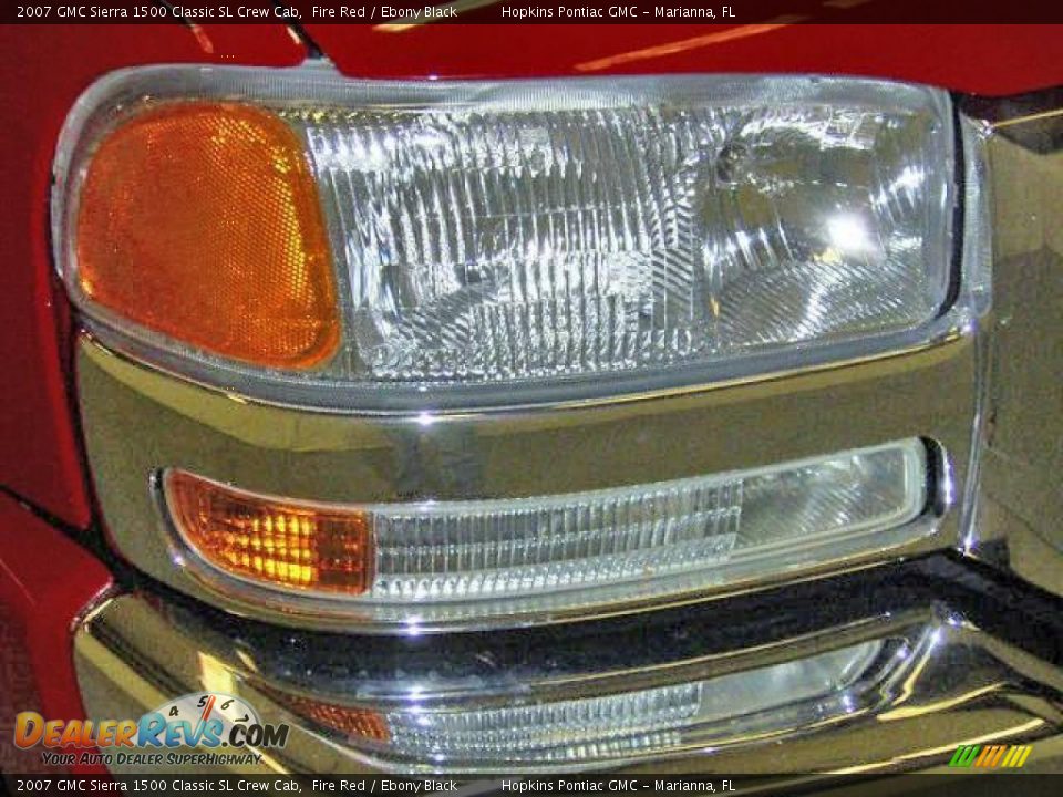 2007 GMC Sierra 1500 Classic SL Crew Cab Fire Red / Ebony Black Photo #16